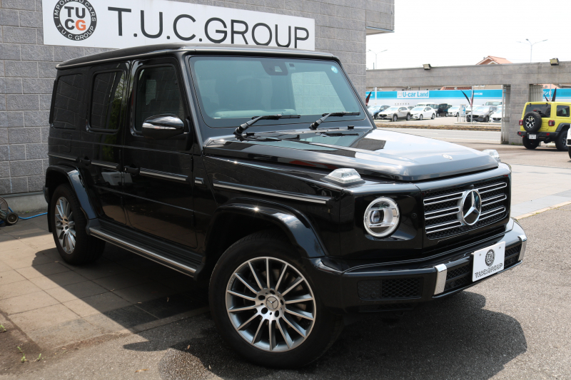 メルセデスベンツ Gクラス G400d AMGﾗｲﾝ　現行型(MC後NEWｲﾝﾃﾘｱ) ﾗｸﾞｼﾞｭｱﾘｰPKG ﾚｰﾀﾞｰｾｰﾌﾃｨPKG SR ﾅｯﾊﾟ黒革ｼｰﾄ ﾒﾓﾘｰ付Pｼｰﾄ 全席ﾋｰﾀｰ 純正12.3ｲﾝﾁﾜｲﾄﾞﾅﾋﾞ地ﾃﾞｼﾞ Burmester 360°ｶﾒﾗ appleCarplay AndroidAuto PTS LEDﾗｲﾄ ｱﾀﾞﾌﾟﾃｨﾌﾞﾀﾞﾝﾋﾟﾝｸﾞ AMG20ｲﾝﾁAW　新車保証