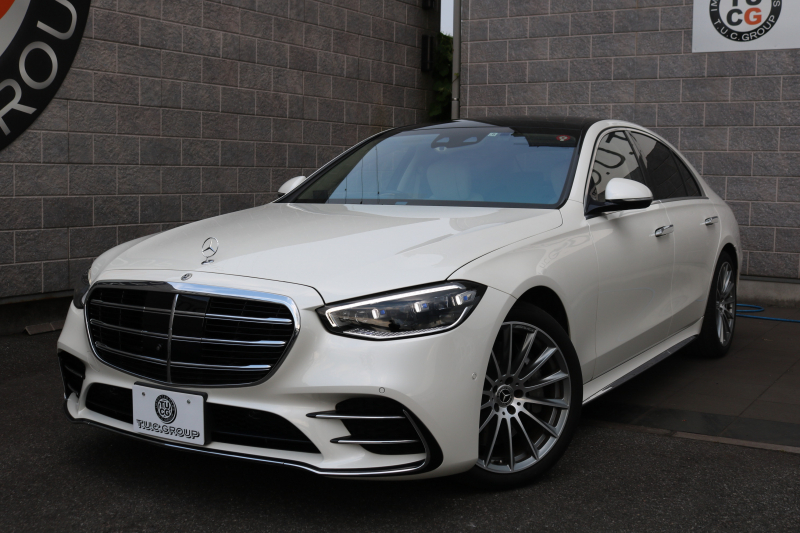メルセデスベンツ Sクラス S500 4MATIC AMGﾗｲﾝ　現行型 ﾚｻﾞｰｴｸｽｸﾙｰｼﾌﾞPKG ﾍﾞｰｼｯｸPKG ﾚｰﾀﾞｰｾｰﾌﾃｨPKG ﾊﾟﾉﾗﾏSR  白ﾅｯﾊﾟ革ｼｰﾄ ｼｰﾄﾋｰﾀ ﾍﾞﾝﾁﾚｰﾀ DIGITALﾍｯﾄﾞ 純正ARﾅﾋﾞ地ﾃﾞｼﾞ MBUX 360度ｶﾒﾗ appleCarPlay AndroidAuto ﾘｱｱｸｽﾙｽﾃｱﾘﾝｸﾞ PTS HUD AMG20ｲﾝﾁAW　新車保証