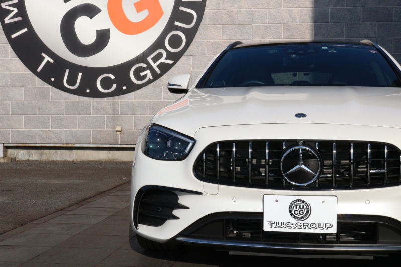 AMG Eクラス E53ﾜｺﾞﾝ 4MATIC+(ISG搭載ﾓﾃﾞﾙ)　後期型 ｴｸｽｸﾙｰｼﾌﾞPKG ｴﾅｼﾞｬｲｼﾞﾝｸﾞPKGﾌﾟﾗｽ ｴｱﾊﾞﾗﾝｽPKG ﾚｰﾀﾞｰｾｰﾌﾃｨPKG ﾊﾟﾉﾗﾏSR 黒ﾅｯﾊﾟ革 ｼｰﾄﾋｰﾀ ﾍﾞﾝﾁﾚｰﾀ 純正ﾅﾋﾞ地ﾃﾞｼﾞ 360°ｶﾒﾗ MBUX Burmester Applecarplay HUD PTS AMG20ｲﾝﾁAW　新車保証