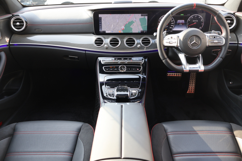 AMG Eクラス E53 4MATIC+　中期型 ｴｸｽｸﾙｰｼﾌﾞPKG AMGｽﾀﾘﾝｸﾞPKG(E53専用) ﾚｰﾀﾞｰｾｰﾌﾃｨPKG ｴｱﾊﾞﾗﾝｽPKG 1ｵｰﾅｰ ISG搭載 ﾊﾟﾉﾗﾏSR ｷｰﾚｽGO 黒ﾅｯﾊﾟ革 ｼｰﾄﾋｰﾀ ﾍﾞﾝﾁﾚｰﾀ 純正ﾅﾋﾞ地ﾃﾞｼﾞ 360°ｶﾒﾗ Burmester Applecarplay HUD PTS AMG20ｲﾝﾁAW　2年保証