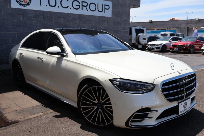 メルセデスベンツ Sクラス S500 4MATIC AMGﾗｲﾝ　現行型 ﾚｻﾞｰｴｸｽｸﾙｰｼﾌﾞPKG ﾍﾞｰｼｯｸPKG ﾚｰﾀﾞｰｾｰﾌﾃｨPKG ﾊﾟﾉﾗﾏSR  ﾍﾞｰｼﾞｭ革ｼｰﾄ ｼｰﾄﾋｰﾀ ﾍﾞﾝﾁﾚｰﾀ DIGITALﾍｯﾄﾞ 純正ARﾅﾋﾞ地ﾃﾞｼﾞ MBUX 3Dｺｯｸﾋﾟｯﾄ 360度ｶﾒﾗ AppleCarPlay ﾘｱｱｸｽﾙｽﾃｱ HUD AMG21ｲﾝﾁAW　2年保証