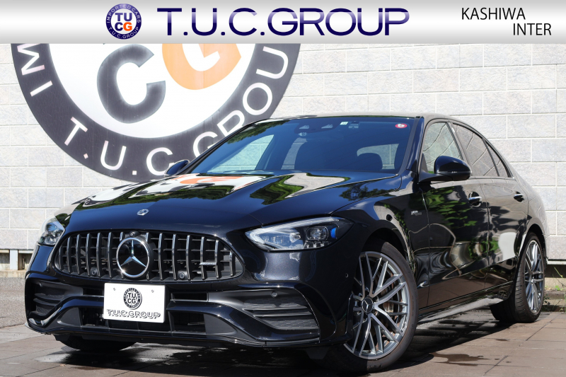 AMG Cクラス C43 4MATIC(BSG搭載ﾓﾃﾞﾙ)　現行型 Mercedes-AMGｴｸｽﾃﾘｱ＆ｲﾝﾃﾘｱ AMGﾅｲﾄPKG ﾚｰﾀﾞｰｾｰﾌﾃｨPKG ﾊﾟﾉﾗﾏSR 黒革 ｼｰﾄﾋｰﾀｰ ﾍﾞﾝﾁﾚｰﾀｰ MBUX ARﾅﾋﾞ地ﾃﾞｼﾞ 360度ｶﾒﾗ Burmester AppleCarPlay ﾘｱｱｸｽﾙｽﾃｱﾘﾝｸﾞ HUD AMG19ｲﾝﾁAW　新車保証