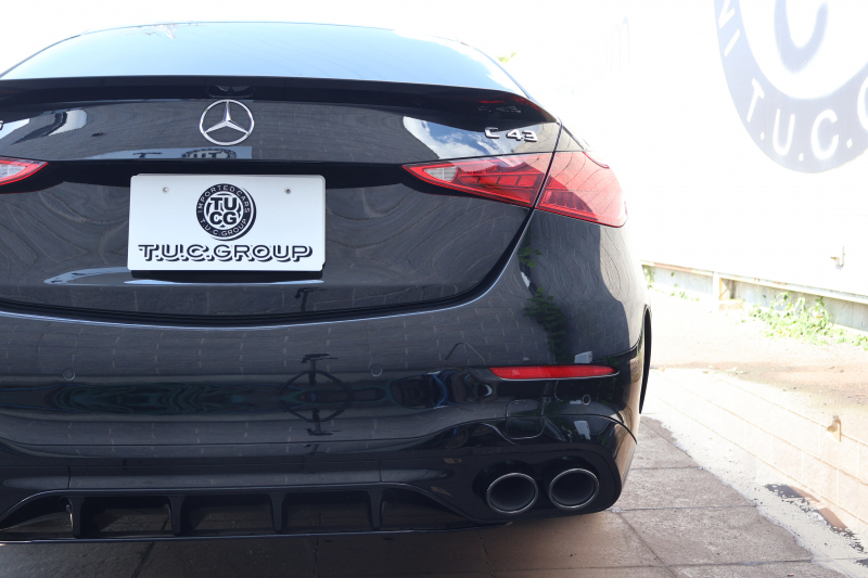 AMG Cクラス C43 4MATIC(BSG搭載ﾓﾃﾞﾙ)　現行型 Mercedes-AMGｴｸｽﾃﾘｱ＆ｲﾝﾃﾘｱ AMGﾅｲﾄPKG ﾚｰﾀﾞｰｾｰﾌﾃｨPKG ﾊﾟﾉﾗﾏSR 黒革 ｼｰﾄﾋｰﾀｰ ﾍﾞﾝﾁﾚｰﾀｰ MBUX ARﾅﾋﾞ地ﾃﾞｼﾞ 360度ｶﾒﾗ Burmester AppleCarPlay ﾘｱｱｸｽﾙｽﾃｱﾘﾝｸﾞ HUD AMG19ｲﾝﾁAW　新車保証