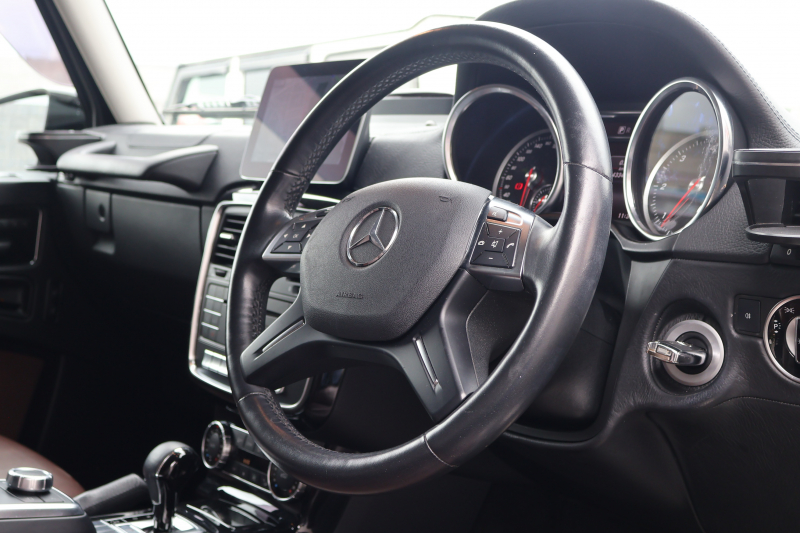 メルセデスベンツ Gクラス G350d　後期型 ﾗｸﾞｼﾞｭｱﾘｰPKG ｴｸｽﾃﾘｱｽﾃﾝﾚｽPKG ｸﾛｰﾑPKG ﾃﾞｨｽﾄﾛﾆｯｸ&BSM 7AT SR 茶革ｼｰﾄ ﾒﾓﾘｰ付Pｼｰﾄ 全席ﾋｰﾀｰ 純正8ｲﾝﾁﾜｲﾄﾞﾅﾋﾞ地ﾃﾞｼﾞ Bｶﾒﾗ harman/kardon LOGIC7ｻﾗｳﾝﾄﾞ appleCarplay AndroidAuto PTS ｷｾﾉﾝ AMG20ｲﾝﾁAW　2年保証