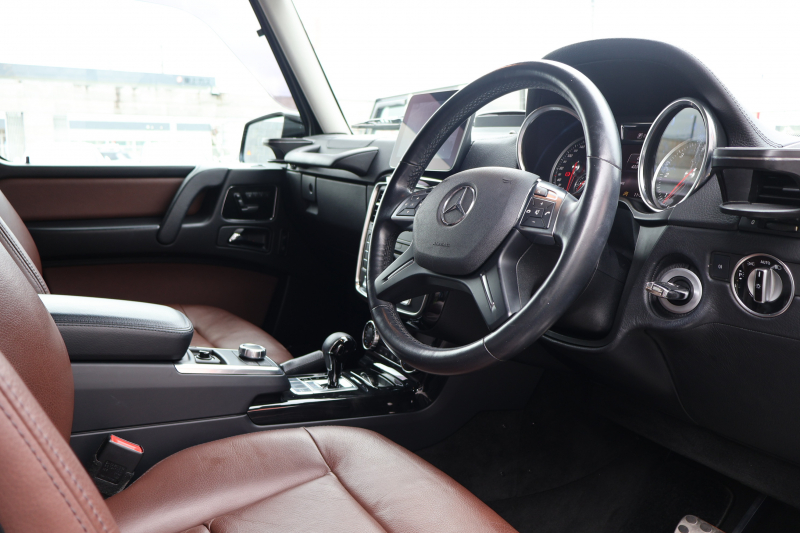 メルセデスベンツ Gクラス G350d　後期型 ﾗｸﾞｼﾞｭｱﾘｰPKG ｴｸｽﾃﾘｱｽﾃﾝﾚｽPKG ｸﾛｰﾑPKG ﾃﾞｨｽﾄﾛﾆｯｸ&BSM 7AT SR 茶革ｼｰﾄ ﾒﾓﾘｰ付Pｼｰﾄ 全席ﾋｰﾀｰ 純正8ｲﾝﾁﾜｲﾄﾞﾅﾋﾞ地ﾃﾞｼﾞ Bｶﾒﾗ harman/kardon LOGIC7ｻﾗｳﾝﾄﾞ appleCarplay AndroidAuto PTS ｷｾﾉﾝ AMG20ｲﾝﾁAW　2年保証