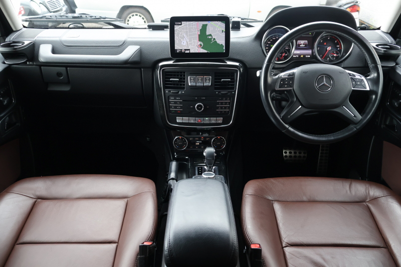 メルセデスベンツ Gクラス G350d　後期型 ﾗｸﾞｼﾞｭｱﾘｰPKG ｴｸｽﾃﾘｱｽﾃﾝﾚｽPKG ｸﾛｰﾑPKG ﾃﾞｨｽﾄﾛﾆｯｸ&BSM 7AT SR 茶革ｼｰﾄ ﾒﾓﾘｰ付Pｼｰﾄ 全席ﾋｰﾀｰ 純正8ｲﾝﾁﾜｲﾄﾞﾅﾋﾞ地ﾃﾞｼﾞ Bｶﾒﾗ harman/kardon LOGIC7ｻﾗｳﾝﾄﾞ appleCarplay AndroidAuto PTS ｷｾﾉﾝ AMG20ｲﾝﾁAW　2年保証