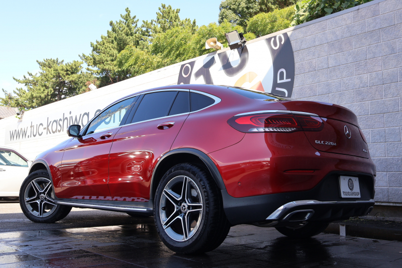 メルセデスベンツ GLCクーペ GLC220d 4MATIC ｸｰﾍﾟ AMGﾗｲﾝ　後期型 ﾚｻﾞｰｴｸｽｸﾙｰｼﾌﾞPKG ﾚｰﾀﾞｰｾｰﾌﾃｨPKG ｴｱﾊﾞﾗﾝｽPKG ﾊﾟﾉﾗﾏSR 黒革 ｼｰﾄﾋｰﾀ ﾍﾞﾝﾁﾚｰﾀ 純正10.25ｲﾝﾁﾅﾋﾞ地ﾃﾞｼﾞ ｺｯｸﾋﾟｯﾄDisp 360°ｶﾒﾗ Burmester 電動Rｹﾞｰﾄ HUD AMG19ｲﾝﾁAW　2年保証