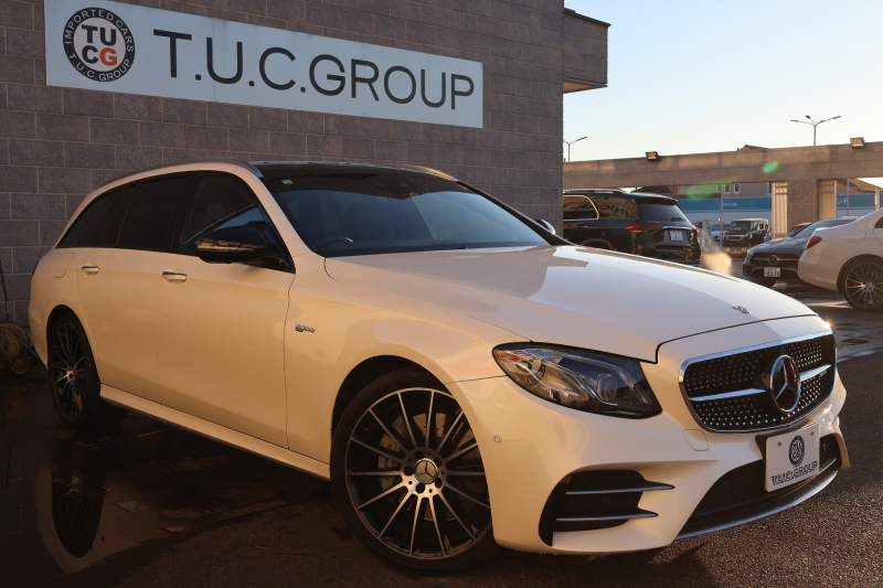 AMG Eクラス E43 4MATIC ｽﾃｰｼｮﾝﾜｺﾞﾝ　ｴｸｽｸﾙｰｼﾌﾞPKG ﾚｰﾀﾞｰｾｰﾌﾃｨPKG ｴｱﾊﾞﾗﾝｽPKG ﾊﾟﾉﾗﾏSR ｷｰﾚｽGO 黒ﾅｯﾊﾟ革 ｼｰﾄﾋｰﾀｰ ﾍﾞﾝﾁﾚｰﾀｰ 純正ﾅﾋﾞ地ﾃﾞｼﾞ 360°ｶﾒﾗ Burmesterｻﾗｳﾝﾄﾞ Applecarplay Android Auto 電動Rｹﾞｰﾄ HUD PTS AMG20ｲﾝﾁAW　2年保証