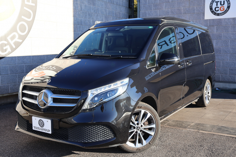 メルセデスベンツ Vクラス V220d ﾏﾙｺﾎﾟｰﾛﾎﾗｲｿﾞﾝ ﾚｰﾀﾞｰｾｰﾌﾃｨPKG　ﾎﾟｯﾌﾟｱｯﾌﾟﾙｰﾌ 最大5名就寝可能 回転式ｼｰﾄ 黒革 ｼｰﾄﾋｰﾀｰ ﾍﾞﾝﾁﾚｰﾀｰ MBUX 純正10.25ｲﾝﾁﾅﾋﾞ地ﾃﾞｼﾞ 360°ｶﾒﾗ 電動ﾃﾞｭｱﾙｽﾗｲﾄﾞﾄﾞｱ 電動Rｹﾞｰﾄ LEDﾍｯﾄﾞﾗｲﾄ 純正18ｲﾝﾁAW　新車保証