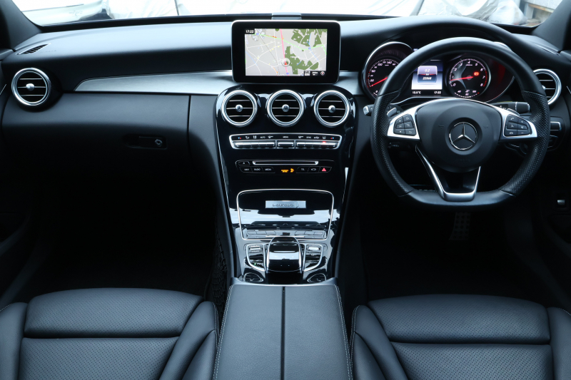 メルセデスベンツ Cクラス C180 ｽﾃｰｼｮﾝﾜｺﾞﾝ ﾛｰﾚｳｽｴﾃﾞｨｼｮﾝ　特別仕様車 AMGｽﾀｲﾘﾝｸﾞPKG ﾚｰﾀﾞｰｾｰﾌﾃｨPKG 黒革 ﾒﾓﾘｰ付ﾊﾟﾜｰｼｰﾄ ｼｰﾄﾋｰﾀｰ ｷｰﾚｽGO 純正ﾅﾋﾞ地ﾃﾞｼﾞ Bﾓﾆﾀｰ 電動Rｹﾞｰﾄ LEDﾍｯﾄﾞ ECOｽﾄｯﾌﾟ AMG18ｲﾝﾁAW　2年保証