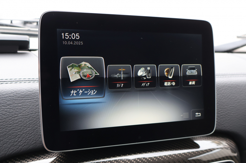 メルセデスベンツ Gクラス G550　後期型 ﾗｸﾞｼﾞｭｱﾘｰPKG AMGｶｰﾎﾞﾝﾌｧｲﾊﾞｰｲﾝﾃﾘｱﾄﾘﾑ ﾃﾞｨｽﾄﾛﾆｯｸ&BSM 7AT SR designo黒革ｼｰﾄ 全席ﾋｰﾀｰ 純正8ｲﾝﾁﾜｲﾄﾞﾅﾋﾞ地ﾃﾞｼﾞ harman/kardonｻﾗｳﾝﾄﾞ B&Sﾓﾆﾀｰ AppleCarPlay PTS ｷｾﾉﾝﾗｲﾄ AMG19ｲﾝﾁAW　2年保証