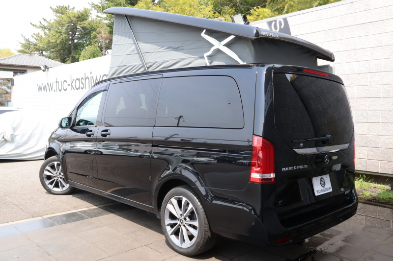 メルセデスベンツ Vクラス V220d ﾏﾙｺﾎﾟｰﾛﾎﾗｲｿﾞﾝ 　ﾚｰﾀﾞｰｾｰﾌﾃｨPKG 1ｵｰﾅｰ ﾎﾟｯﾌﾟｱｯﾌﾟﾙｰﾌ 最大5名就寝可能 回転式ｼｰﾄ 黒革 ｼｰﾄﾋｰﾀｰ ﾍﾞﾝﾁﾚｰﾀｰ MBUX 純正10.25ｲﾝﾁﾅﾋﾞ地ﾃﾞｼﾞ 360°ｶﾒﾗ 電動ﾃﾞｭｱﾙｽﾗｲﾄﾞﾄﾞｱ 電動Rｹﾞｰﾄ LEDﾍｯﾄﾞﾗｲﾄ 純正18ｲﾝﾁAW　新車保証