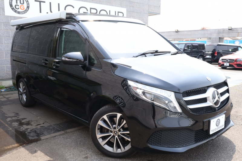 メルセデスベンツ Vクラス V220d ﾏﾙｺﾎﾟｰﾛﾎﾗｲｿﾞﾝ 　ﾚｰﾀﾞｰｾｰﾌﾃｨPKG 1ｵｰﾅｰ ﾎﾟｯﾌﾟｱｯﾌﾟﾙｰﾌ 最大5名就寝可能 回転式ｼｰﾄ 黒革 ｼｰﾄﾋｰﾀｰ ﾍﾞﾝﾁﾚｰﾀｰ MBUX 純正10.25ｲﾝﾁﾅﾋﾞ地ﾃﾞｼﾞ 360°ｶﾒﾗ 電動ﾃﾞｭｱﾙｽﾗｲﾄﾞﾄﾞｱ 電動Rｹﾞｰﾄ LEDﾍｯﾄﾞﾗｲﾄ 純正18ｲﾝﾁAW　新車保証