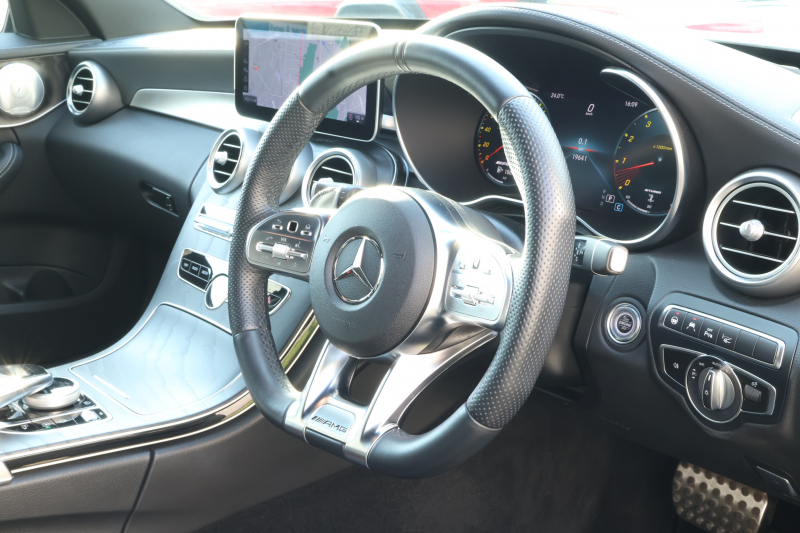 AMG Cクラス C43 4MATIC ｽﾃｰｼｮﾝﾜｺﾞﾝ 　後期型 AMGｽﾀｲﾘﾝｸﾞPKG ﾚｰﾀﾞｰｾｰﾌﾃｨPKG ｴｱﾊﾞﾗﾝｽPKG ﾊﾟﾉﾗﾏSR 黒革 ｼｰﾄﾋｰﾀ 純正10.25ｲﾝﾁﾅﾋﾞ地ﾃﾞｼﾞ ｺｯｸﾋﾟｯﾄDisp AppleCarPlay Burmesterｻﾗｳﾝﾄﾞ Bﾓﾆﾀｰ 電動Rｹﾞｰﾄ ﾌｯﾄﾄﾗﾝｸOP AMG19ｲﾝﾁAW　2年保証