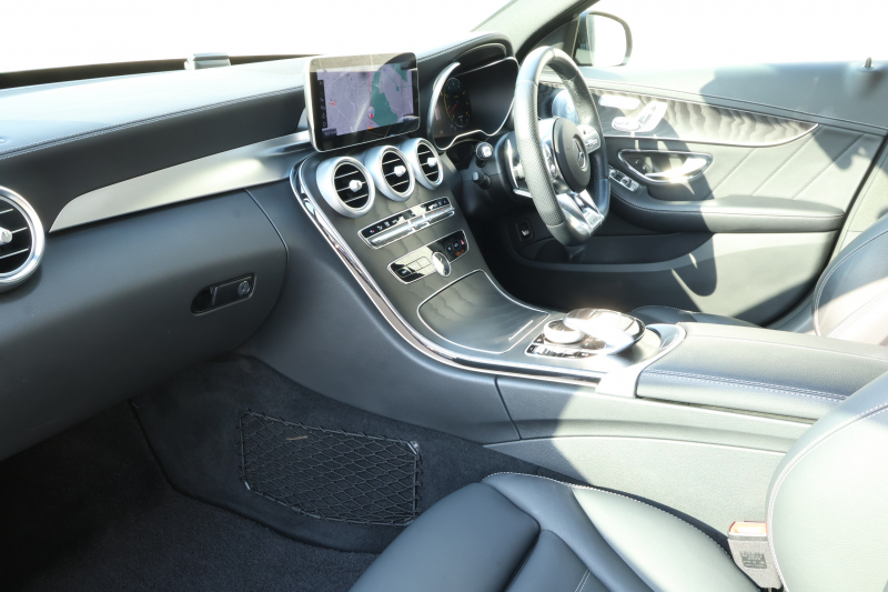 AMG Cクラス C43 4MATIC ｽﾃｰｼｮﾝﾜｺﾞﾝ 　後期型 AMGｽﾀｲﾘﾝｸﾞPKG ﾚｰﾀﾞｰｾｰﾌﾃｨPKG ｴｱﾊﾞﾗﾝｽPKG ﾊﾟﾉﾗﾏSR 黒革 ｼｰﾄﾋｰﾀ 純正10.25ｲﾝﾁﾅﾋﾞ地ﾃﾞｼﾞ ｺｯｸﾋﾟｯﾄDisp AppleCarPlay Burmesterｻﾗｳﾝﾄﾞ Bﾓﾆﾀｰ 電動Rｹﾞｰﾄ ﾌｯﾄﾄﾗﾝｸOP AMG19ｲﾝﾁAW　2年保証