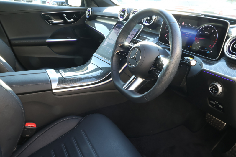 メルセデスベンツ Cクラス C200ｽﾃｰｼｮﾝﾜｺﾞﾝ AVG(ISG搭載ﾓﾃﾞﾙ)　ﾚｻﾞｰｴｸｽｸﾙｰｼﾌﾞPKG AMGﾗｲﾝPKG ﾍﾞｰｼｯｸPKG ﾚｰﾀﾞｰｾｰﾌﾃｨPKG 1ｵｰﾅｰ ﾊﾟﾉﾗﾏSR 黒革 ｼｰﾄﾋｰﾀｰ 純正ﾅﾋﾞ地ﾃﾞｼﾞ MBUX ARﾅﾋﾞ 360度ｶﾒﾗ AppleCarPlay AndroidAuto PTS HUD  AMG18ｲﾝﾁAW　新車保証