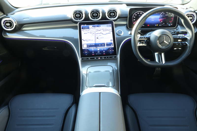 メルセデスベンツ Cクラス C200ｽﾃｰｼｮﾝﾜｺﾞﾝ AVG(ISG搭載ﾓﾃﾞﾙ)　ﾚｻﾞｰｴｸｽｸﾙｰｼﾌﾞPKG AMGﾗｲﾝPKG ﾍﾞｰｼｯｸPKG ﾚｰﾀﾞｰｾｰﾌﾃｨPKG 1ｵｰﾅｰ ﾊﾟﾉﾗﾏSR 黒革 ｼｰﾄﾋｰﾀｰ 純正ﾅﾋﾞ地ﾃﾞｼﾞ MBUX ARﾅﾋﾞ 360度ｶﾒﾗ AppleCarPlay AndroidAuto PTS HUD  AMG18ｲﾝﾁAW　新車保証