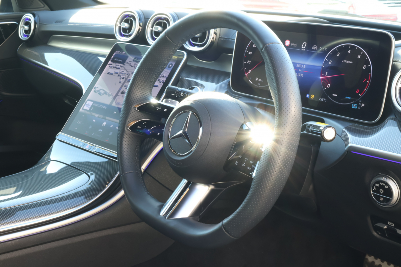 メルセデスベンツ Cクラス C200ｽﾃｰｼｮﾝﾜｺﾞﾝ AVG(ISG搭載ﾓﾃﾞﾙ)　ﾚｻﾞｰｴｸｽｸﾙｰｼﾌﾞPKG AMGﾗｲﾝPKG ﾍﾞｰｼｯｸPKG ﾚｰﾀﾞｰｾｰﾌﾃｨPKG 1ｵｰﾅｰ ﾊﾟﾉﾗﾏSR 黒革 ｼｰﾄﾋｰﾀｰ 純正ﾅﾋﾞ地ﾃﾞｼﾞ MBUX ARﾅﾋﾞ 360度ｶﾒﾗ AppleCarPlay AndroidAuto PTS HUD  AMG18ｲﾝﾁAW　新車保証