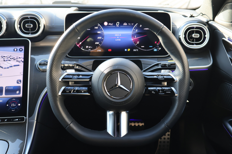 メルセデスベンツ Cクラス C200ｽﾃｰｼｮﾝﾜｺﾞﾝ AVG(ISG搭載ﾓﾃﾞﾙ)　ﾚｻﾞｰｴｸｽｸﾙｰｼﾌﾞPKG AMGﾗｲﾝPKG ﾍﾞｰｼｯｸPKG ﾚｰﾀﾞｰｾｰﾌﾃｨPKG 1ｵｰﾅｰ ﾊﾟﾉﾗﾏSR 黒革 ｼｰﾄﾋｰﾀｰ 純正ﾅﾋﾞ地ﾃﾞｼﾞ MBUX ARﾅﾋﾞ 360度ｶﾒﾗ AppleCarPlay AndroidAuto PTS HUD  AMG18ｲﾝﾁAW　新車保証