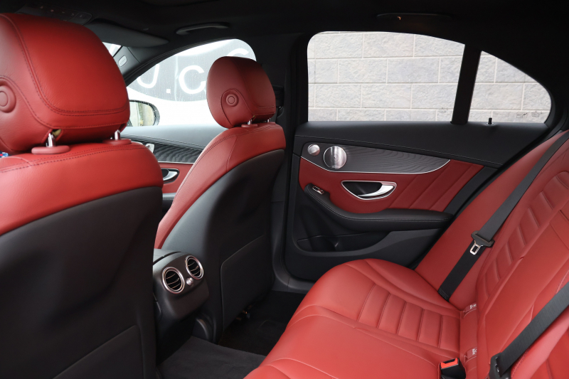 AMG Cクラス C43 4MATIC 　後期型 AMGｽﾀｲﾘﾝｸﾞPKG ﾚｰﾀﾞｰｾｰﾌﾃｨPKG ｴｱﾊﾞﾗﾝｽPKG ﾊﾟﾉﾗﾏSR ｸﾗﾝﾍﾞﾘｰ赤革 ｼｰﾄﾋｰﾀ 純正10.25ｲﾝﾁﾅﾋﾞ地ﾃﾞｼﾞ ｺｯｸﾋﾟｯﾄDisp AppleCarPlay Burmesterｻﾗｳﾝﾄﾞ Bﾓﾆﾀｰ 電動Rｹﾞｰﾄ ﾌｯﾄﾄﾗﾝｸOP 18ｲﾝﾁAW　2年保証