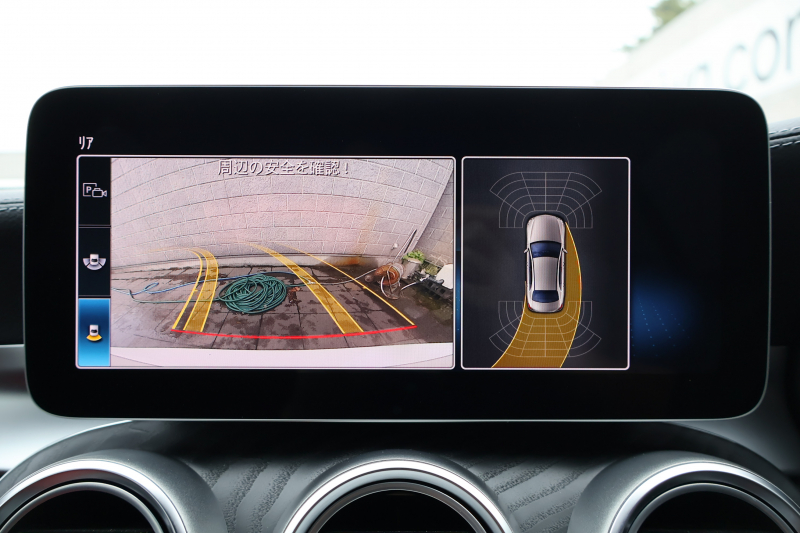 AMG Cクラス C43 4MATIC 　後期型 AMGｽﾀｲﾘﾝｸﾞPKG ﾚｰﾀﾞｰｾｰﾌﾃｨPKG ｴｱﾊﾞﾗﾝｽPKG ﾊﾟﾉﾗﾏSR ｸﾗﾝﾍﾞﾘｰ赤革 ｼｰﾄﾋｰﾀ 純正10.25ｲﾝﾁﾅﾋﾞ地ﾃﾞｼﾞ ｺｯｸﾋﾟｯﾄDisp AppleCarPlay Burmesterｻﾗｳﾝﾄﾞ Bﾓﾆﾀｰ 電動Rｹﾞｰﾄ ﾌｯﾄﾄﾗﾝｸOP 18ｲﾝﾁAW　2年保証