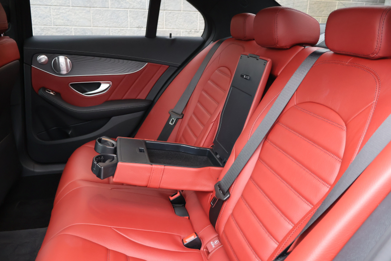 AMG Cクラス C43 4MATIC 　後期型 AMGｽﾀｲﾘﾝｸﾞPKG ﾚｰﾀﾞｰｾｰﾌﾃｨPKG ｴｱﾊﾞﾗﾝｽPKG ﾊﾟﾉﾗﾏSR ｸﾗﾝﾍﾞﾘｰ赤革 ｼｰﾄﾋｰﾀ 純正10.25ｲﾝﾁﾅﾋﾞ地ﾃﾞｼﾞ ｺｯｸﾋﾟｯﾄDisp AppleCarPlay Burmesterｻﾗｳﾝﾄﾞ Bﾓﾆﾀｰ 電動Rｹﾞｰﾄ ﾌｯﾄﾄﾗﾝｸOP 18ｲﾝﾁAW　2年保証