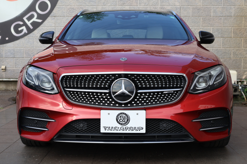 AMG Eクラス E43 4MATIC ｽﾃｰｼｮﾝﾜｺﾞﾝ　AMGｽﾀｲﾘﾝｸﾞPKG ﾚｰﾀﾞｰｾｰﾌﾃｨPKG ｴｱﾊﾞﾗﾝｽPKG ﾊﾟﾉﾗﾏSR ｷｰﾚｽGO ﾍﾞｰｼﾞｭ革 ｼｰﾄﾋｰﾀｰ 純正ﾅﾋﾞ地ﾃﾞｼﾞ 360°ｶﾒﾗ Burmesterｻﾗｳﾝﾄﾞ Applecarplay Android Auto 電動Rｹﾞｰﾄ HUD PTS AMG20ｲﾝﾁAW　2年保証