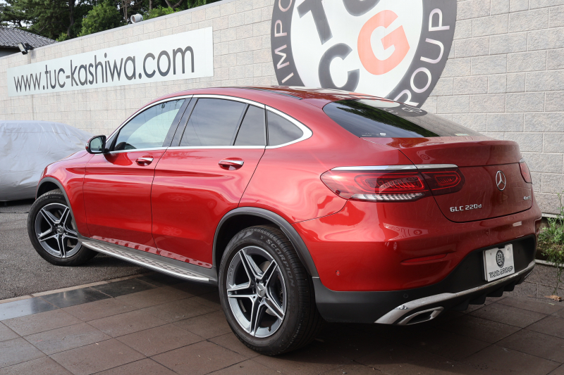 メルセデスベンツ GLCクーペ GLC220d 4MATIC ｸｰﾍﾟ AMGﾗｲﾝ　後期型 ﾚｻﾞｰｴｸｽｸﾙｰｼﾌﾞPKG ﾚｰﾀﾞｰｾｰﾌﾃｨPKG ｴｱﾊﾞﾗﾝｽPKG ｶﾞﾗｽSR 黒革 ｼｰﾄﾋｰﾀ ﾍﾞﾝﾁﾚｰﾀ 純正10.25ｲﾝﾁﾅﾋﾞ地ﾃﾞｼﾞ ｺｯｸﾋﾟｯﾄDisp 360°ｶﾒﾗ 電動Rｹﾞｰﾄ HUD AMG19ｲﾝﾁAW　新車保証