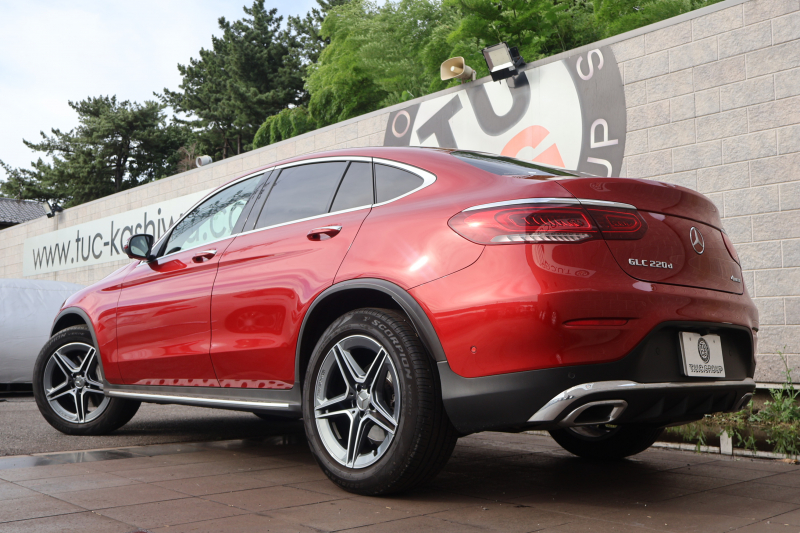 メルセデスベンツ GLCクーペ GLC220d 4MATIC ｸｰﾍﾟ AMGﾗｲﾝ　後期型 ﾚｻﾞｰｴｸｽｸﾙｰｼﾌﾞPKG ﾚｰﾀﾞｰｾｰﾌﾃｨPKG ｴｱﾊﾞﾗﾝｽPKG ｶﾞﾗｽSR 黒革 ｼｰﾄﾋｰﾀ ﾍﾞﾝﾁﾚｰﾀ 純正10.25ｲﾝﾁﾅﾋﾞ地ﾃﾞｼﾞ ｺｯｸﾋﾟｯﾄDisp 360°ｶﾒﾗ 電動Rｹﾞｰﾄ HUD AMG19ｲﾝﾁAW　新車保証