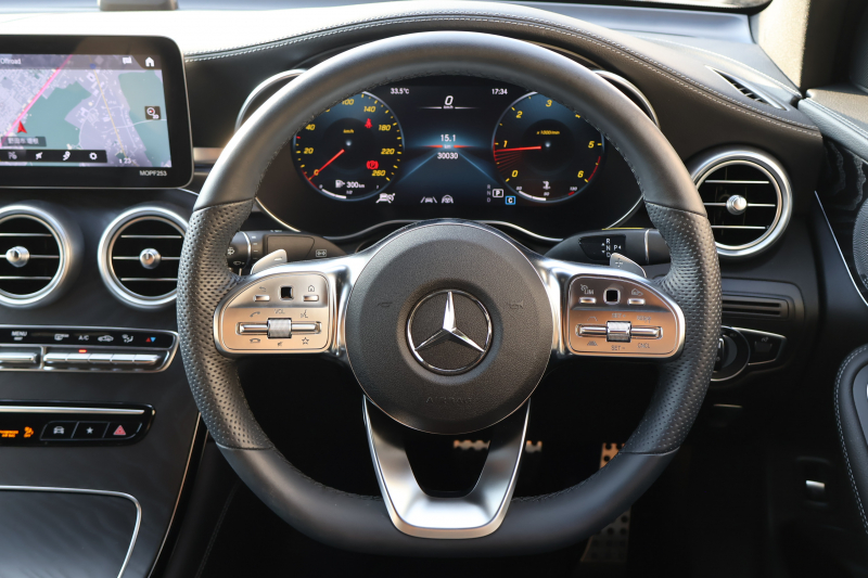 メルセデスベンツ GLCクーペ GLC220d 4MATIC ｸｰﾍﾟ AMGﾗｲﾝ　後期型 ﾚｻﾞｰｴｸｽｸﾙｰｼﾌﾞPKG ﾚｰﾀﾞｰｾｰﾌﾃｨPKG ｴｱﾊﾞﾗﾝｽPKG 1ｵｰﾅｰ ｶﾞﾗｽSR 黒革 ｼｰﾄﾋｰﾀ ﾍﾞﾝﾁﾚｰﾀ 純正10.25ｲﾝﾁﾅﾋﾞ地ﾃﾞｼﾞ ｺｯｸﾋﾟｯﾄDisp 360°ｶﾒﾗ Burmester 電動Rｹﾞｰﾄ HUD ﾘｱAAC AMG19ｲﾝﾁAW　2年保証