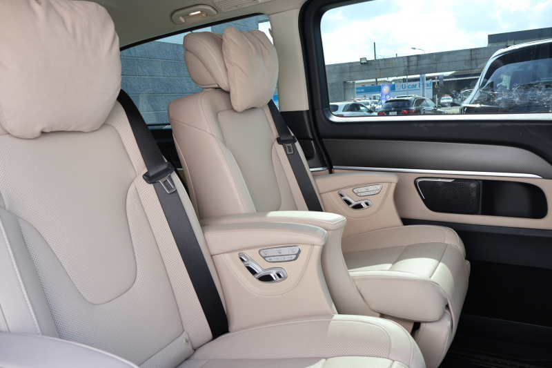 メルセデスベンツ Vクラス V220d ｱﾊﾞﾝｷﾞｬﾙﾄﾞ ｴｸｽﾄﾗﾛﾝｸﾞ(受注生産ﾓﾃﾞﾙ)　後期型 AMGﾗｲﾝ ﾚｰﾀﾞｰｾｰﾌﾃｨPKG ｴｸｽｸﾙｰｼﾌﾞｼｰﾄPKG 1ｵｰﾅｰ ﾍﾞｰｼﾞｭ革ｼｰﾄ 2列目ｴｸｽｸﾙｰｼﾌﾞｼｰﾄ ｼｰﾄﾋｰﾀ&ﾍﾞﾝﾁﾚｰﾀ MBUX 純正10.25ｲﾝﾁﾅﾋﾞ地ﾃﾞｼﾞ Burmester AMG19ｲﾝﾁAW　2年保証