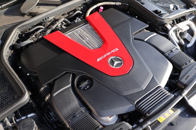 AMG Cクラス C43 4MATIC ｶﾌﾞﾘｵﾚ　後期型 ﾀﾞｰｸﾚｯﾄﾞ幌 AMGｽﾀｲﾘﾝｸﾞPKG ﾚｰﾀﾞｰｾｰﾌﾃｨPKG ｴｱﾊﾞﾗﾝｽPKG ｸﾗﾝﾍﾞﾘｰ赤革 ｼｰﾄﾋｰﾀ 純正10.25ｲﾝﾁﾅﾋﾞ地ﾃﾞｼﾞ ｺｯｸﾋﾟｯﾄDisp AppleCarPlay Burmesterｻﾗｳﾝﾄﾞ Bﾓﾆﾀｰ ﾏﾙﾁﾋﾞｰﾑLED 純正ﾄﾞﾗﾚｺ AMG19ｲﾝﾁAW　2年保証