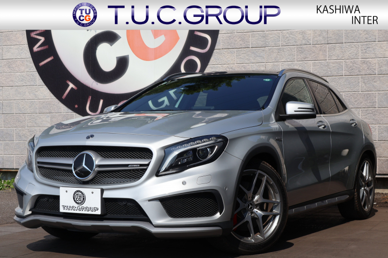 AMG GLA GLA45 4MATIC　AMGﾚｻﾞｰｴｸｽｸﾙｰｼﾌﾞPKG ﾚｰﾀﾞｰｾｰﾌﾃｨPKG AMGｽﾀｲﾘﾝｸﾞPKG ﾊﾟﾉﾗﾏSR 黒革ｼｰﾄ ﾒﾓﾘｰ機能付ﾊﾟﾜｰｼｰﾄ ｼｰﾄﾋｰﾀｰ 純正ﾅﾋﾞ地ﾃﾞｼﾞ Bﾓﾆﾀｰ 電動Rｹﾞｰﾄ ｷｰﾚｽGO ｷｾﾉﾝﾍｯﾄﾞ PTS AMG19ｲﾝﾁAW　2年保証