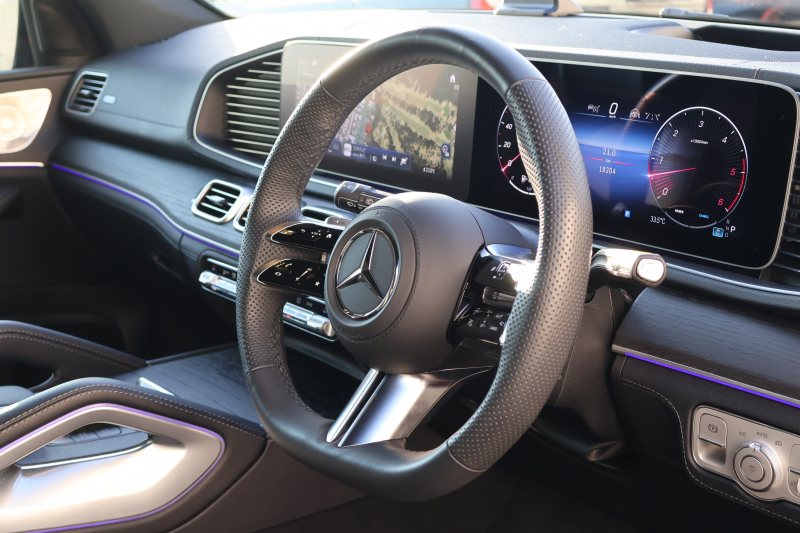 メルセデスベンツ GLE GLE450d 4MATIC ｽﾎﾟｰﾂ(ISG搭載ﾓﾃﾞﾙ)　現行ﾓﾃﾞﾙ E-ACTIVE BODY CONTROLPKG ﾚｰﾀﾞｰｾｰﾌﾃｨPKG AMGﾗｲﾝｲﾝﾃﾘｱ 1ｵｰﾅｰ ﾊﾟﾉﾗﾏSR 黒ﾅｯﾊﾟ革 ｼｰﾄﾋｰﾀｰ＆ﾍﾞﾝﾁﾚｰﾀｰ MBUX 12.3ｲﾝﾁARﾅﾋﾞ地ﾃﾞｼﾞ Burmester ﾄﾞｱｸﾛｰｼﾞﾝｸﾞｻﾎﾟｰﾀｰ AMG21ｲﾝﾁAW　新車保証