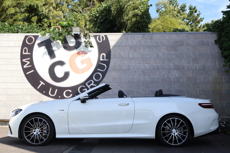 AMG Eクラス E53 4MATIC+ ｶﾌﾞﾘｵﾚ(ISG搭載ﾓﾃﾞﾙ)　後期型 ﾀﾞｸﾚｯﾄﾞ幌 ｴｸｽｸﾙｰｼﾌﾞPKG ｴﾅｼﾞｬｲｼﾞﾝｸﾞPKGﾌﾟﾗｽ ｴｱﾊﾞﾗﾝｽPKG ﾚｰﾀﾞｰｾｰﾌﾃｨPKG 黒ﾅｯﾊﾟ革 ｼｰﾄﾋｰﾀ ﾍﾞﾝﾁﾚｰﾀ MBUX ARﾅﾋﾞ地ﾃﾞｼﾞ 360°ｶﾒﾗ MBUX Burmester Applecarplay HUD PTS AMG20ｲﾝﾁAW　2年保証