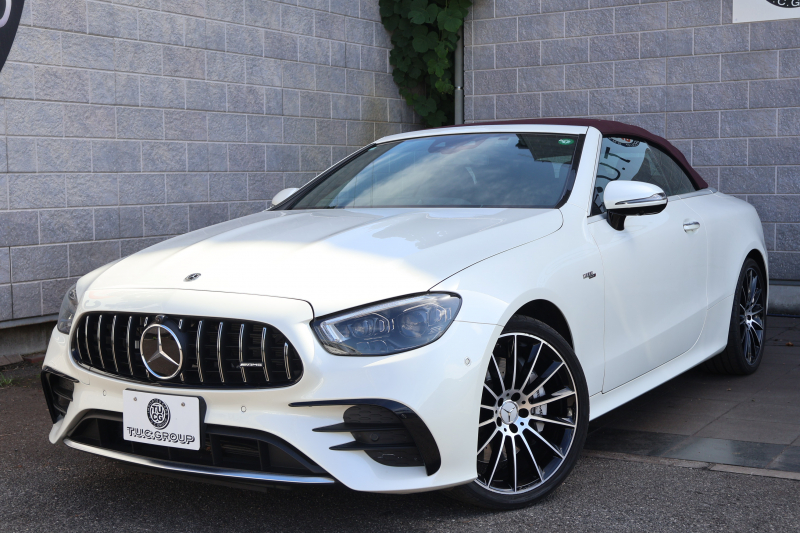 AMG Eクラス E53 4MATIC+ ｶﾌﾞﾘｵﾚ(ISG搭載ﾓﾃﾞﾙ)　後期型 ﾀﾞｸﾚｯﾄﾞ幌 ｴｸｽｸﾙｰｼﾌﾞPKG ｴﾅｼﾞｬｲｼﾞﾝｸﾞPKGﾌﾟﾗｽ ｴｱﾊﾞﾗﾝｽPKG ﾚｰﾀﾞｰｾｰﾌﾃｨPKG 黒ﾅｯﾊﾟ革 ｼｰﾄﾋｰﾀ ﾍﾞﾝﾁﾚｰﾀ MBUX ARﾅﾋﾞ地ﾃﾞｼﾞ 360°ｶﾒﾗ MBUX Burmester Applecarplay HUD PTS AMG20ｲﾝﾁAW　2年保証