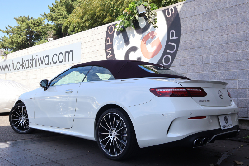 AMG Eクラス E53 4MATIC+ ｶﾌﾞﾘｵﾚ(ISG搭載ﾓﾃﾞﾙ)　後期型 ﾀﾞｸﾚｯﾄﾞ幌 ｴｸｽｸﾙｰｼﾌﾞPKG ｴﾅｼﾞｬｲｼﾞﾝｸﾞPKGﾌﾟﾗｽ ｴｱﾊﾞﾗﾝｽPKG ﾚｰﾀﾞｰｾｰﾌﾃｨPKG 黒ﾅｯﾊﾟ革 ｼｰﾄﾋｰﾀ ﾍﾞﾝﾁﾚｰﾀ MBUX ARﾅﾋﾞ地ﾃﾞｼﾞ 360°ｶﾒﾗ MBUX Burmester Applecarplay HUD PTS AMG20ｲﾝﾁAW　2年保証