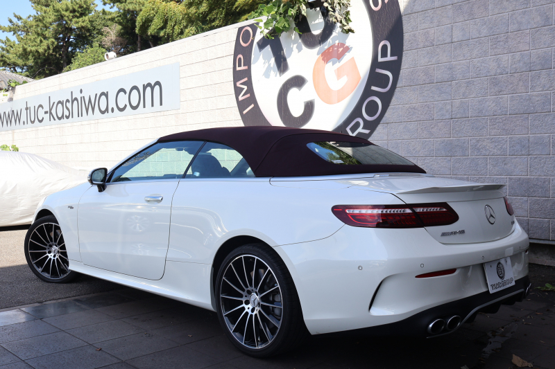 AMG Eクラス E53 4MATIC+ ｶﾌﾞﾘｵﾚ(ISG搭載ﾓﾃﾞﾙ)　後期型 ﾀﾞｸﾚｯﾄﾞ幌 ｴｸｽｸﾙｰｼﾌﾞPKG ｴﾅｼﾞｬｲｼﾞﾝｸﾞPKGﾌﾟﾗｽ ｴｱﾊﾞﾗﾝｽPKG ﾚｰﾀﾞｰｾｰﾌﾃｨPKG 黒ﾅｯﾊﾟ革 ｼｰﾄﾋｰﾀ ﾍﾞﾝﾁﾚｰﾀ MBUX ARﾅﾋﾞ地ﾃﾞｼﾞ 360°ｶﾒﾗ MBUX Burmester Applecarplay HUD PTS AMG20ｲﾝﾁAW　2年保証
