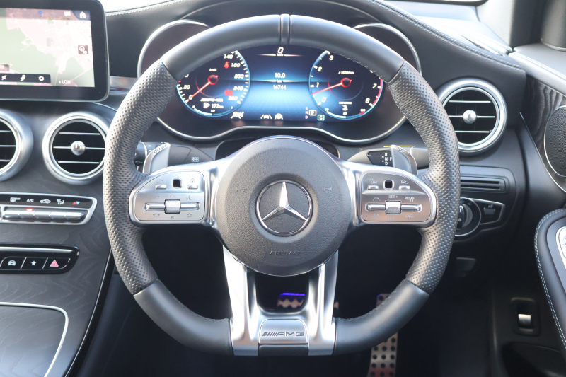 AMG GLCクーペ GLC43 4MATIC ｸｰﾍﾟ　後期型 ﾚｻﾞｰｴｸｽｸﾙｰｼﾌﾞPKG ﾚｰﾀﾞｰｾｰﾌﾃｨPKG ｴｱﾊﾞﾗﾝｽPKG ｶﾞﾗｽSR 黒革ｼｰﾄ ｼｰﾄﾋｰﾀ ﾍﾞﾝﾁﾚｰﾀ MBUX 純正10.25ｲﾝﾁﾅﾋﾞ地ﾃﾞｼﾞ ｺｯｸﾋﾟｯﾄDisp AppleCarPlay 360°ｶﾒﾗ PTS 電動Rｹﾞｰﾄ HUD AMG20ｲﾝﾁAW　新車保証