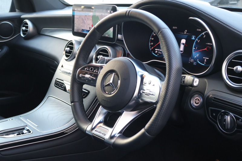 AMG GLCクーペ GLC43 4MATIC ｸｰﾍﾟ　後期型 ﾚｻﾞｰｴｸｽｸﾙｰｼﾌﾞPKG ﾚｰﾀﾞｰｾｰﾌﾃｨPKG ｴｱﾊﾞﾗﾝｽPKG ｶﾞﾗｽSR 黒革ｼｰﾄ ｼｰﾄﾋｰﾀ ﾍﾞﾝﾁﾚｰﾀ MBUX 純正10.25ｲﾝﾁﾅﾋﾞ地ﾃﾞｼﾞ ｺｯｸﾋﾟｯﾄDisp AppleCarPlay 360°ｶﾒﾗ PTS 電動Rｹﾞｰﾄ HUD AMG20ｲﾝﾁAW　新車保証