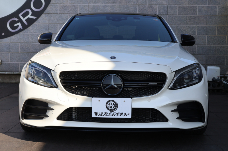 AMG Cクラス C43 4MATIC 　後期型 AMGｽﾀｲﾘﾝｸﾞPKG ﾚｰﾀﾞｰｾｰﾌﾃｨPKG ｴｱﾊﾞﾗﾝｽPKG ﾊﾟﾉﾗﾏSR ﾌﾞﾗｯｸ革 ｼｰﾄﾋｰﾀ 純正10.25ｲﾝﾁﾅﾋﾞ地ﾃﾞｼﾞ ｺｯｸﾋﾟｯﾄDisp AppleCarPlay Burmesterｻﾗｳﾝﾄﾞ Bﾓﾆﾀｰ 電動Rｹﾞｰﾄ ﾌｯﾄﾄﾗﾝｸOP KW車高調 AMG19ｲﾝﾁAW　2年保証