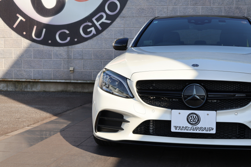 AMG Cクラス C43 4MATIC 　後期型 AMGｽﾀｲﾘﾝｸﾞPKG ﾚｰﾀﾞｰｾｰﾌﾃｨPKG ｴｱﾊﾞﾗﾝｽPKG ﾊﾟﾉﾗﾏSR ﾌﾞﾗｯｸ革 ｼｰﾄﾋｰﾀ 純正10.25ｲﾝﾁﾅﾋﾞ地ﾃﾞｼﾞ ｺｯｸﾋﾟｯﾄDisp AppleCarPlay Burmesterｻﾗｳﾝﾄﾞ Bﾓﾆﾀｰ 電動Rｹﾞｰﾄ ﾌｯﾄﾄﾗﾝｸOP KW車高調 AMG19ｲﾝﾁAW　2年保証