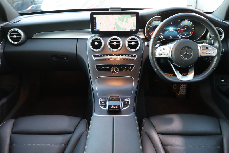 メルセデスベンツ Cクラス C220d ｽﾃｰｼｮﾝﾜｺﾞﾝ AVG AMGﾗｲﾝ 　後期型 AMGｽﾀｲﾘﾝｸﾞPKG ﾚｰﾀﾞｰｾｰﾌﾃｨPKG ｴｱﾊﾞﾗﾝｽPKG 黒革 ｼｰﾄﾋｰﾀ 純正10.25ｲﾝﾁﾅﾋﾞ地ﾃﾞｼﾞ ｺｯｸﾋﾟｯﾄDisp AppleCarPlay Burmesterｻﾗｳﾝﾄﾞ Bﾓﾆﾀｰ 電動Rｹﾞｰﾄ ﾌｯﾄﾄﾗﾝｸOP AMG18ｲﾝﾁAW　2年保証