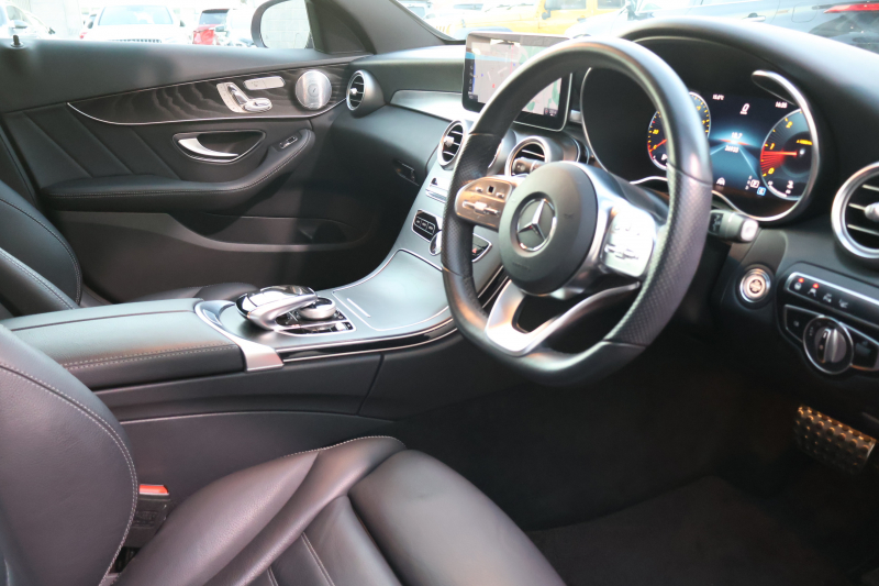 メルセデスベンツ Cクラス C220d ｽﾃｰｼｮﾝﾜｺﾞﾝ AVG AMGﾗｲﾝ 　後期型 AMGｽﾀｲﾘﾝｸﾞPKG ﾚｰﾀﾞｰｾｰﾌﾃｨPKG ｴｱﾊﾞﾗﾝｽPKG 黒革 ｼｰﾄﾋｰﾀ 純正10.25ｲﾝﾁﾅﾋﾞ地ﾃﾞｼﾞ ｺｯｸﾋﾟｯﾄDisp AppleCarPlay Burmesterｻﾗｳﾝﾄﾞ Bﾓﾆﾀｰ 電動Rｹﾞｰﾄ ﾌｯﾄﾄﾗﾝｸOP AMG18ｲﾝﾁAW　2年保証