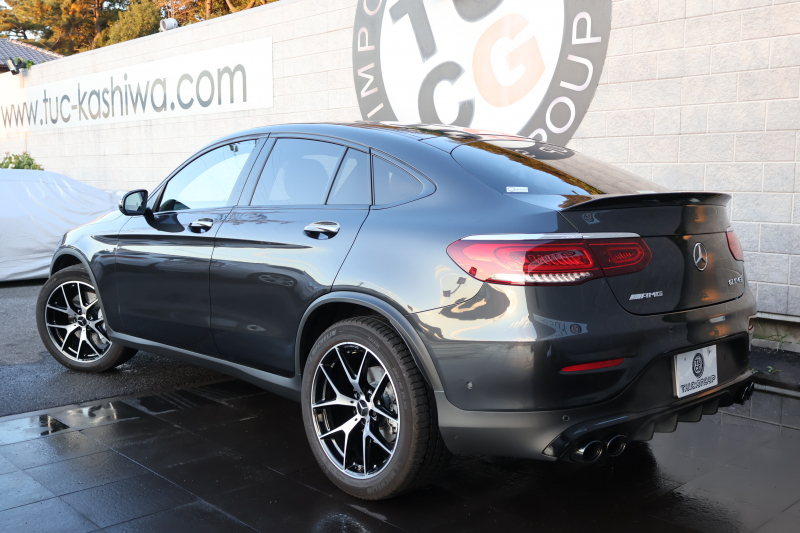 AMG GLCクーペ GLC43 4MATIC ｸｰﾍﾟ　後期型 ﾚｻﾞｰｴｸｽｸﾙｰｼﾌﾞPKG ﾚｰﾀﾞｰｾｰﾌﾃｨPKG ｴｱﾊﾞﾗﾝｽPKG 1ｵｰﾅｰ ｸﾗﾝﾍﾞﾘｰ赤革ｼｰﾄ ｼｰﾄﾋｰﾀ MBUX 純正10.25ｲﾝﾁﾅﾋﾞ地ﾃﾞｼﾞ ｺｯｸﾋﾟｯﾄDisp AppleCarPlay 360°ｶﾒﾗ PTS 電動Rｹﾞｰﾄ HUD AMG20ｲﾝﾁAW　新車保証