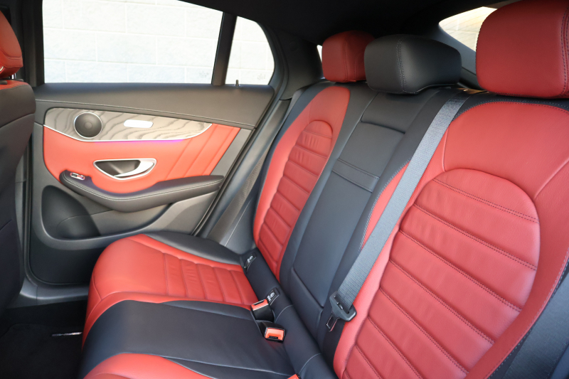 AMG GLCクーペ GLC43 4MATIC ｸｰﾍﾟ　後期型 ﾚｻﾞｰｴｸｽｸﾙｰｼﾌﾞPKG ﾚｰﾀﾞｰｾｰﾌﾃｨPKG ｴｱﾊﾞﾗﾝｽPKG 1ｵｰﾅｰ ｸﾗﾝﾍﾞﾘｰ赤革ｼｰﾄ ｼｰﾄﾋｰﾀ MBUX 純正10.25ｲﾝﾁﾅﾋﾞ地ﾃﾞｼﾞ ｺｯｸﾋﾟｯﾄDisp AppleCarPlay 360°ｶﾒﾗ PTS 電動Rｹﾞｰﾄ HUD AMG20ｲﾝﾁAW　新車保証