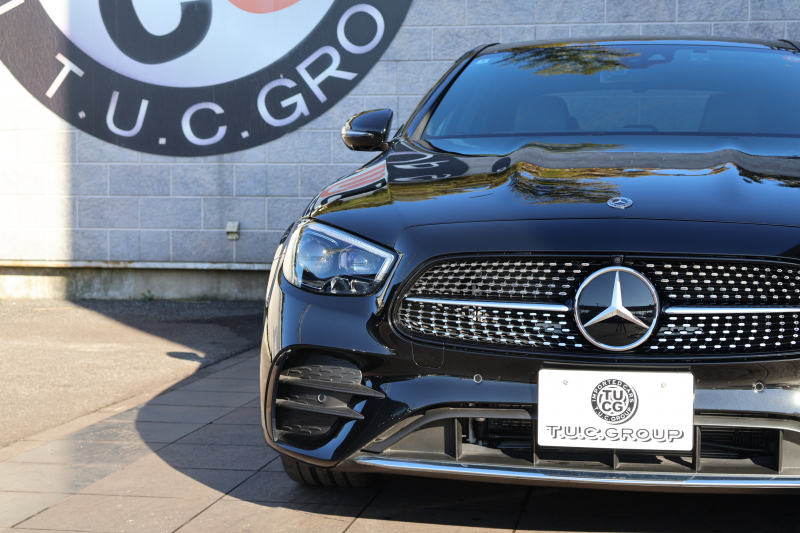 メルセデスベンツ Eクラス E200 ｽﾎﾟｰﾂ（BSG搭載ﾓﾃﾞﾙ）　後期型 AMGﾗｲﾝｲﾝﾃﾘｱPKG ｴｸｽｸﾙｰｼﾌﾞPKG ﾚｰﾀﾞｰｾｰﾌﾃｨPKG ﾊﾟﾉﾗﾏSR 黒ﾅｯﾊﾟ革 ｼｰﾄﾋｰﾀ MBUX 純正ﾅﾋﾞ地ﾃﾞｼﾞ  AppleCarPlay 360°ｶﾒﾗ Burmester ﾜｲﾔﾚｽﾁｬｰｼﾞﾝｸﾞ HUD PTS AMG19ｲﾝﾁAW　2年保証