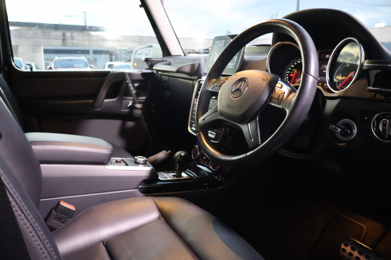メルセデスベンツ Gクラス G350d　後期型 ﾗｸﾞｼﾞｭｱﾘｰPKG ｴｸｽﾃﾘｱｽﾃﾝﾚｽPKG ｸﾛｰﾑPKG ﾃﾞｨｽﾄﾛﾆｯｸ&BSM 7AT SR 黒革ｼｰﾄ ﾒﾓﾘｰ付Pｼｰﾄ 全席ﾋｰﾀｰ 純正8ｲﾝﾁﾜｲﾄﾞﾅﾋﾞ地ﾃﾞｼﾞ Bｶﾒﾗ harman/kardon LOGIC7ｻﾗｳﾝﾄﾞ appleCarplay AndroidAuto PTS ｷｾﾉﾝ 純正18ｲﾝﾁAW　2年保証
