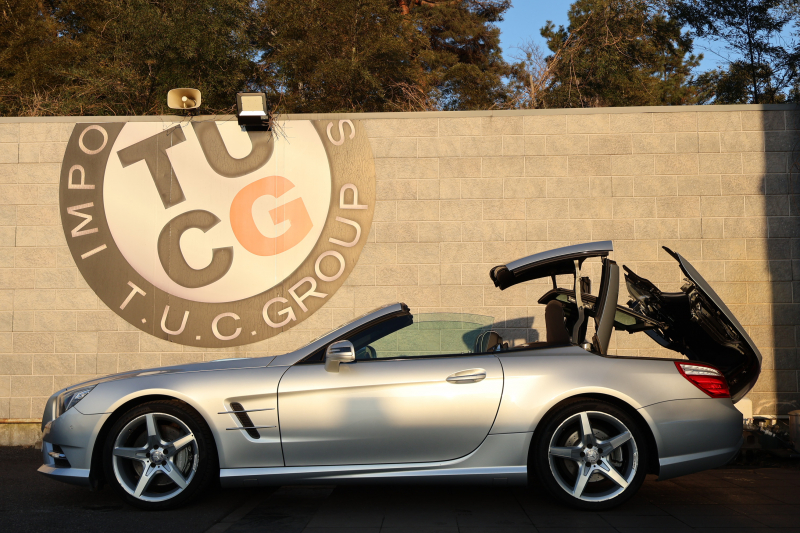 メルセデスベンツ SLクラス SL350 ﾌﾞﾙｰｴﾌｨｼｪﾝｼｰ　AMGｽﾎﾟｰﾂPKG ﾚｰﾀﾞｰｾｰﾌﾃｨPKG ﾏｼﾞｯｸｽｶｲｺﾝﾄﾛｰﾙﾊﾞﾘｵR 黒革 ｼｰﾄﾋｰﾀｰ ｴｱｽｶｰﾌ 純正ﾅﾋﾞ地ﾃﾞｼﾞ Bﾓﾆﾀｰ ECOｽﾄｯﾌﾟ ｷｾﾉﾝﾍｯﾄﾞ ABCｻｽﾍﾟﾝｼｮﾝ AMG19AW　2年保証
