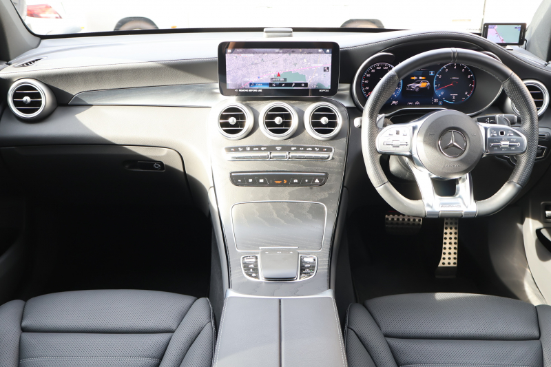 AMG GLC GLC43 4MATIC　後期型 ﾚｻﾞｰｴｸｽｸﾙｰｼﾌﾞPKG ﾚｰﾀﾞｰｾｰﾌﾃｨPKG ｴｱﾊﾞﾗﾝｽPKG ﾊﾟﾉﾗﾏSR 黒革ｼｰﾄ ｼｰﾄﾋｰﾀ ﾍﾞﾝﾁﾚｰﾀ MBUX 純正10.25ｲﾝﾁﾅﾋﾞ地ﾃﾞｼﾞ ｺｯｸﾋﾟｯﾄDisp AppleCarPlay 360°ｶﾒﾗ PTS 電動Rｹﾞｰﾄ HUD AMG20ｲﾝﾁAW　2年保証